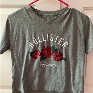 Hollister Crew neck crop top.